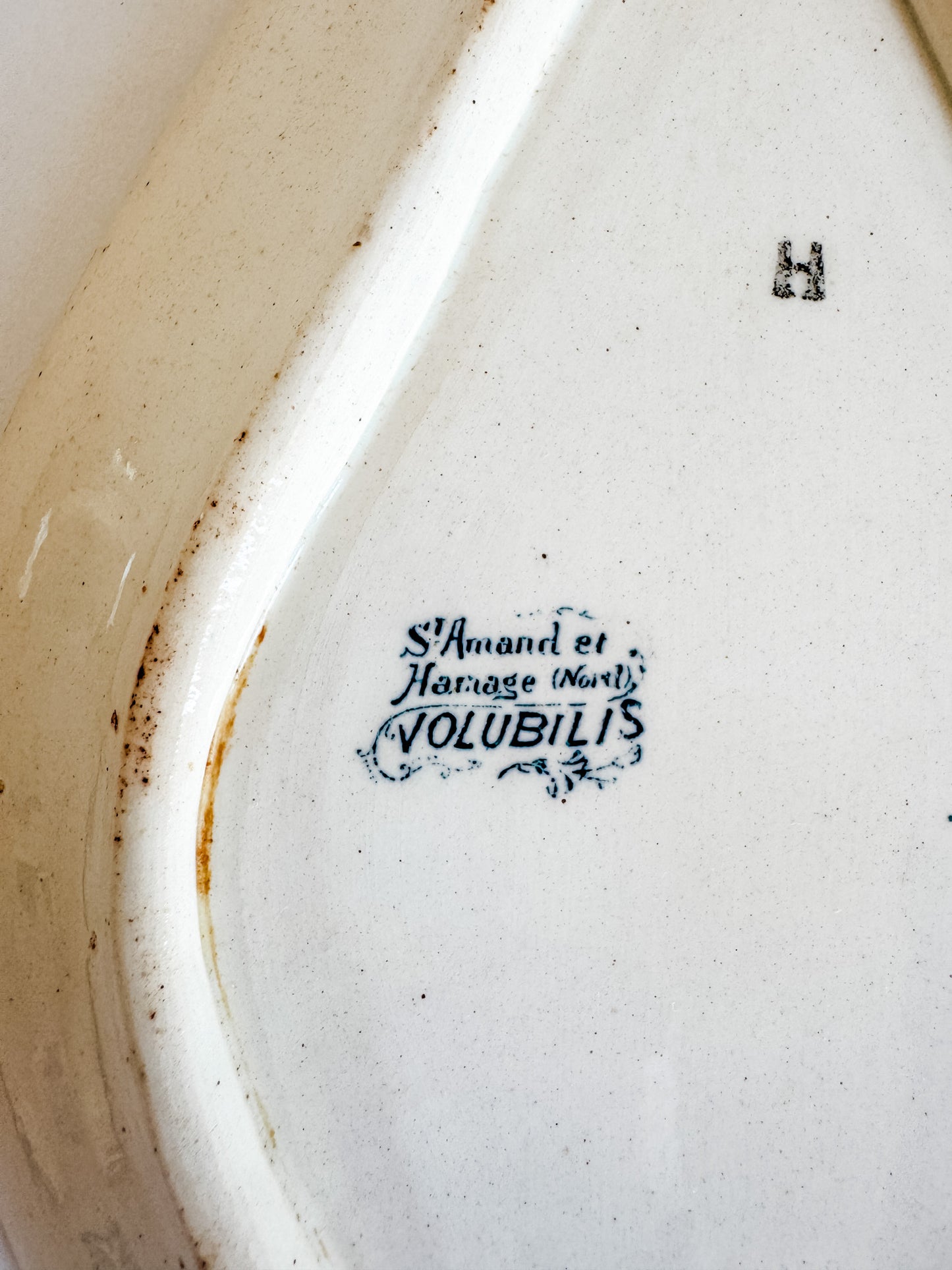 St. Amand et Nord Volubilis Transferware Oval Dish (sold individually)
