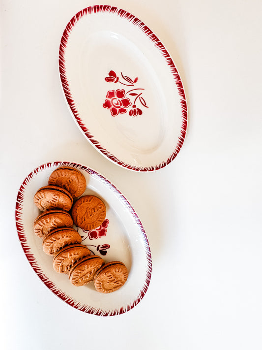 Small Oval Floral Patterned Dish (sold individually)