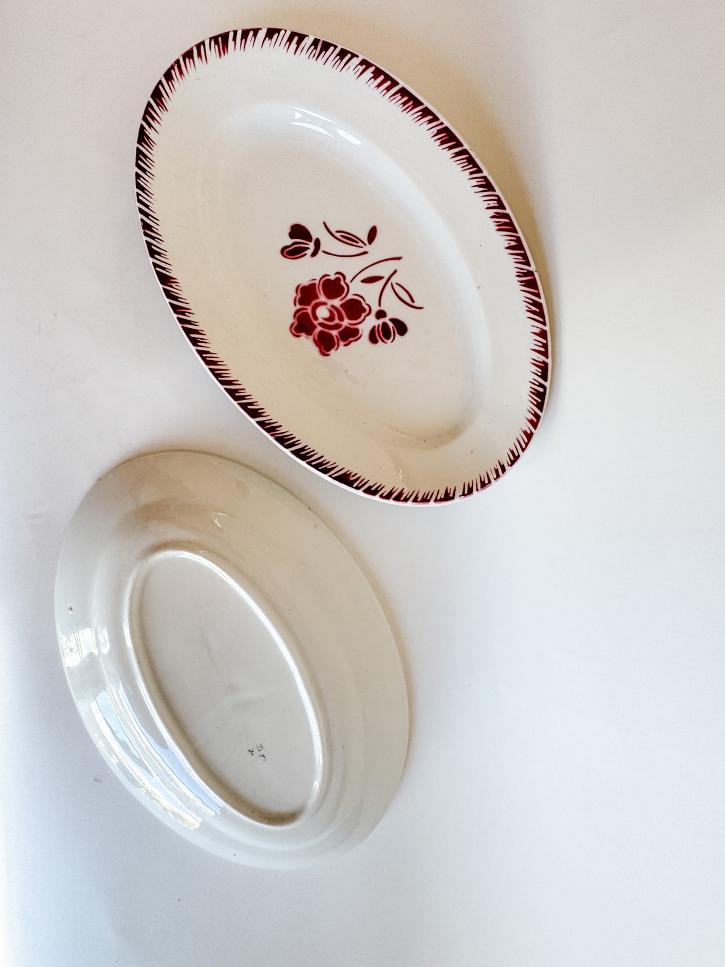 Small Oval Floral Patterned Dish (sold individually)
