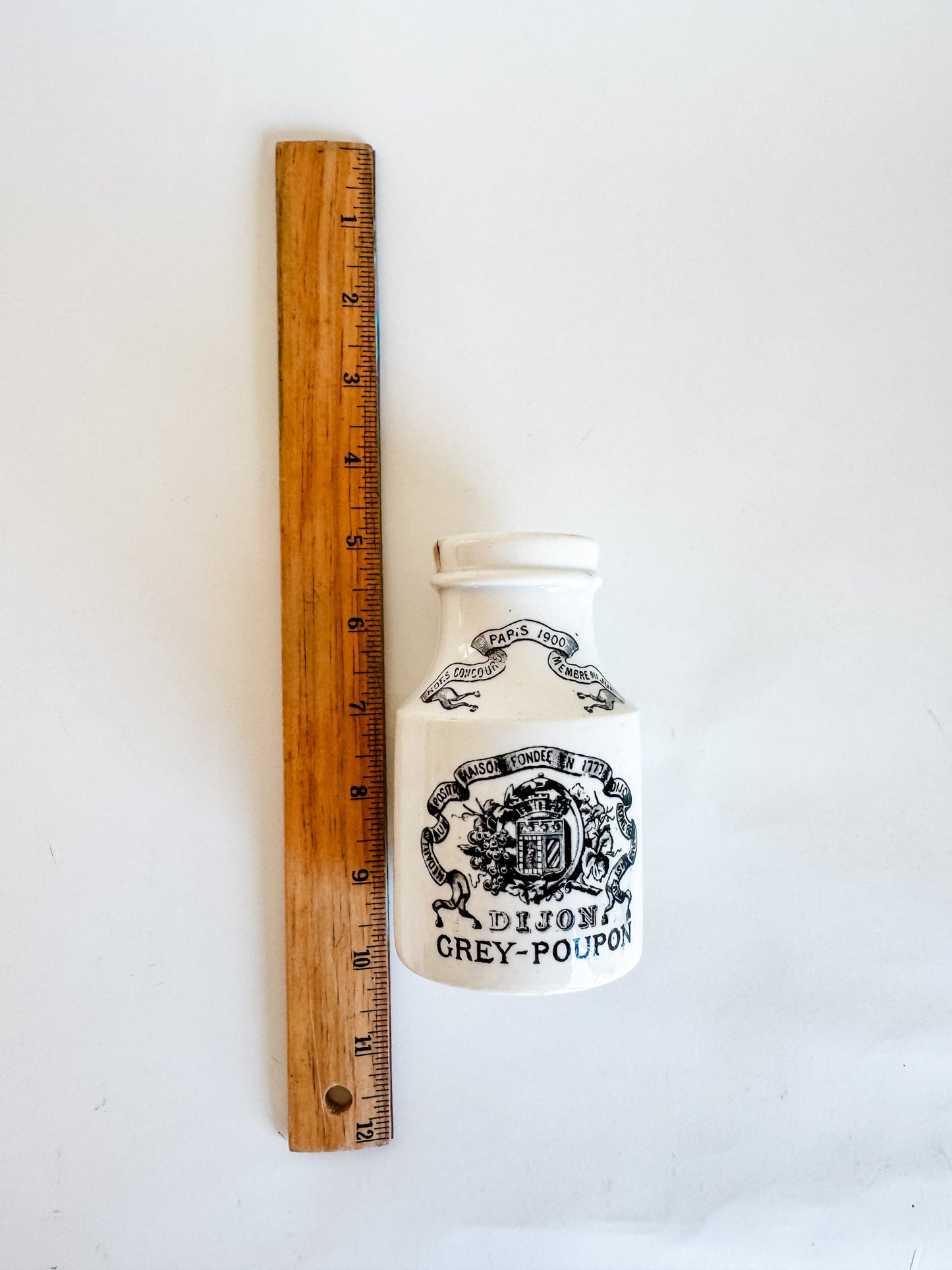 Rare Vintage French Mustard Jar