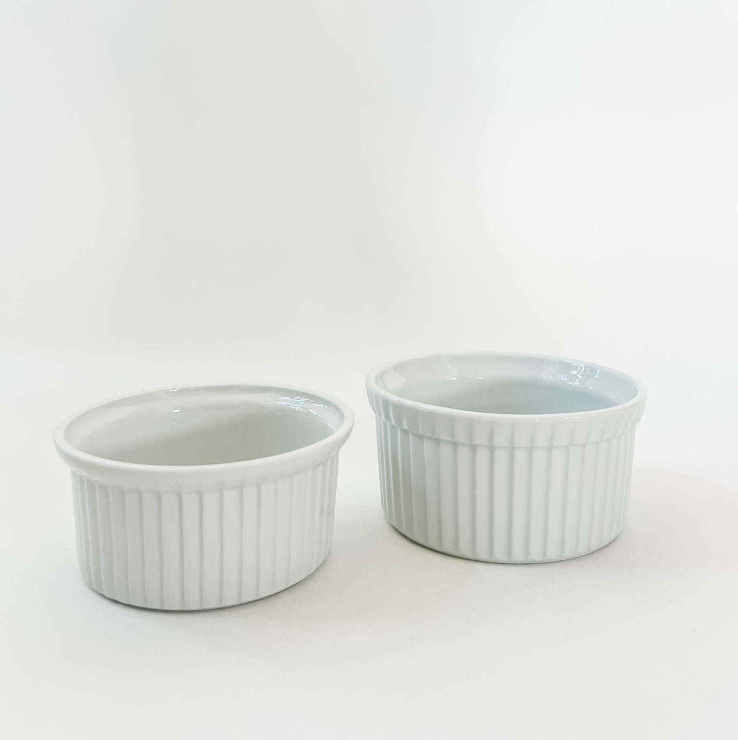 French Apilco Porcelain Ramekins (set of 2)