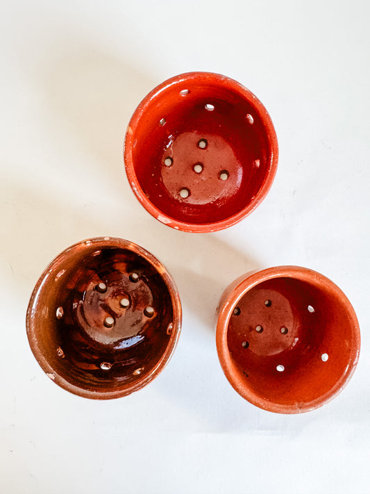 Small Vintage French Cheese Molds (sold individually)