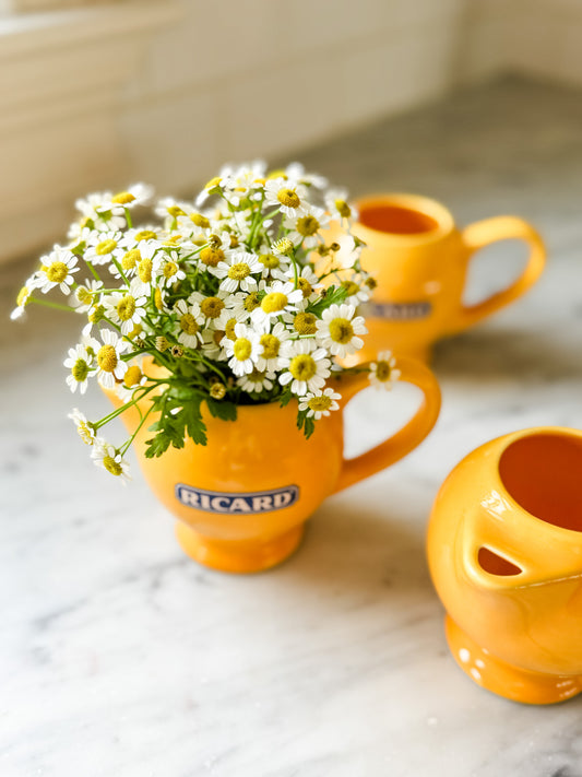 Vintage French Ricard Pitcher (Yellow or Blue)