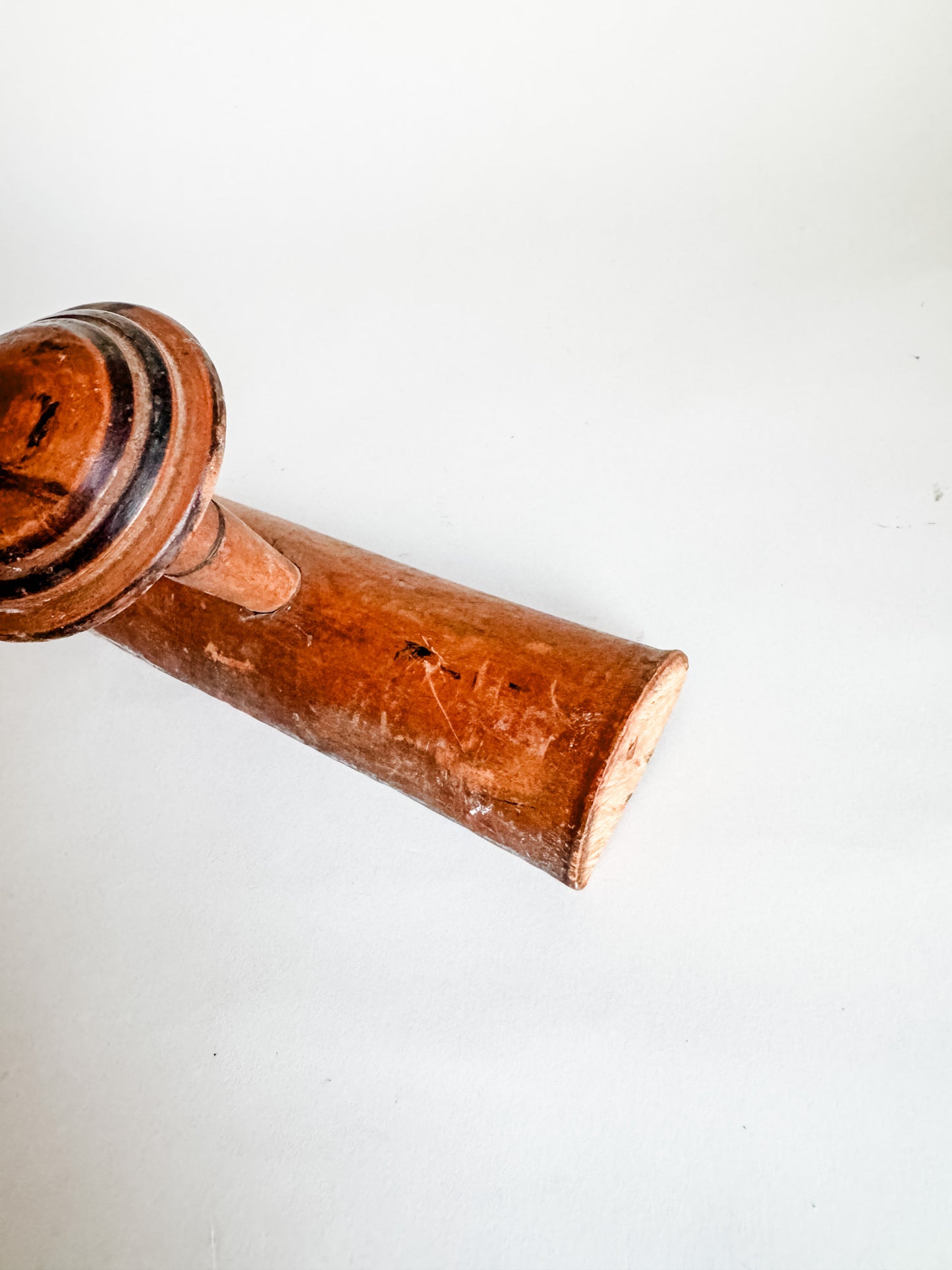 3-Peg Vintage Wooden Wall Hooks