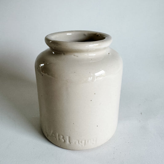 LAB Lagny Glazed Stoneware Mustard Crock
