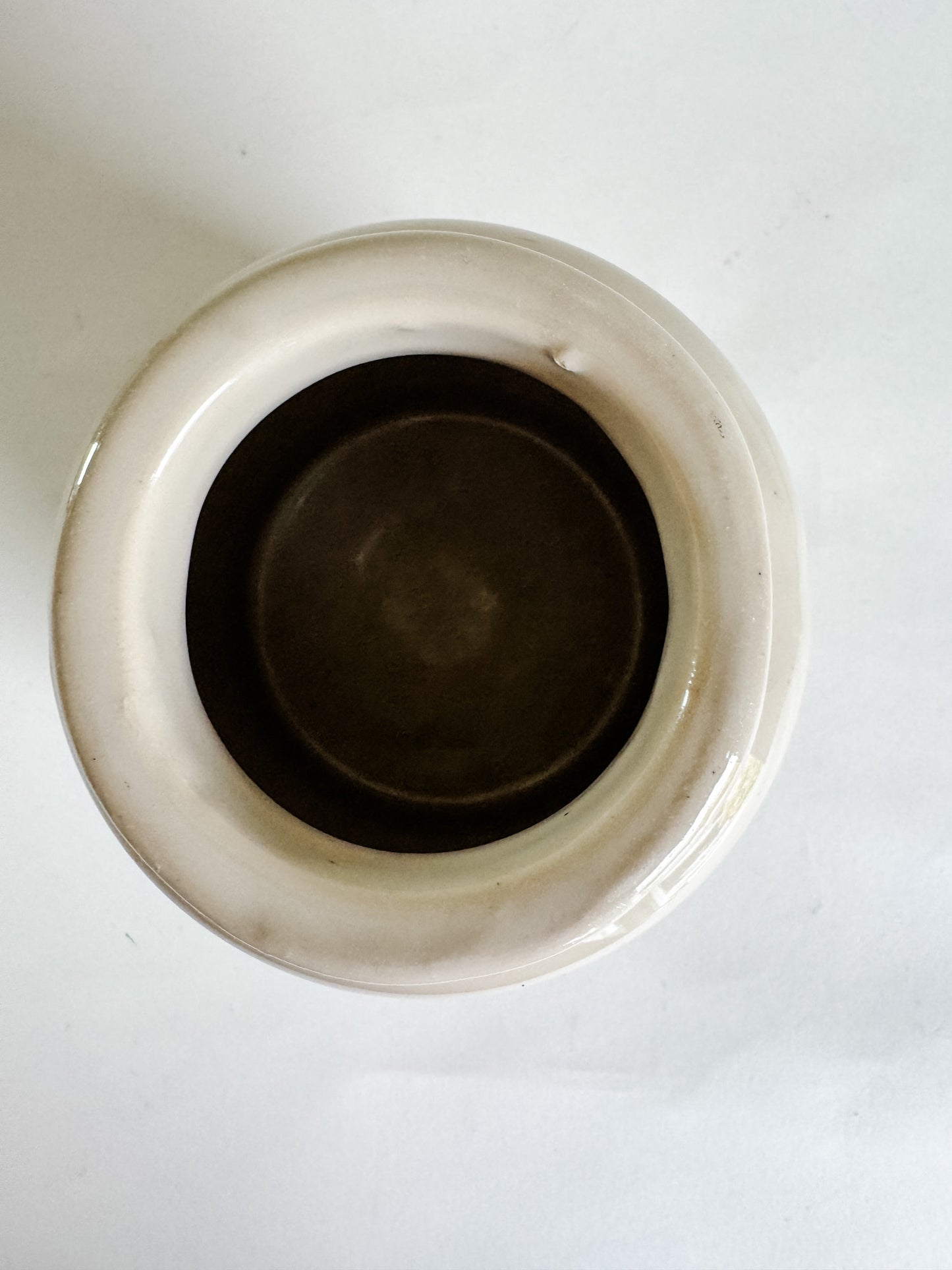 LAB Lagny Glazed Stoneware Mustard Crock