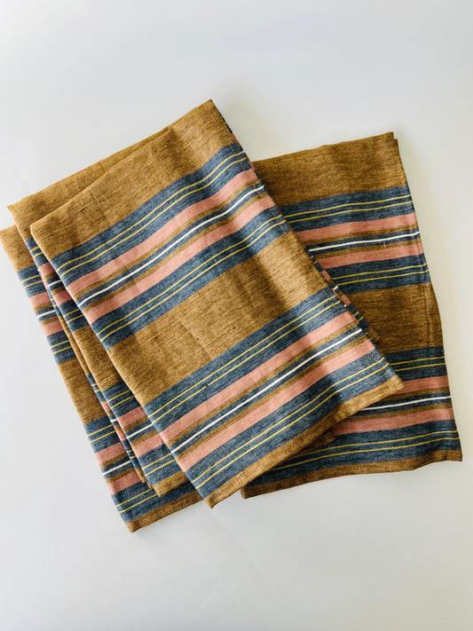 Libeco Belgian Linen Tea Towels Olympia Stripe