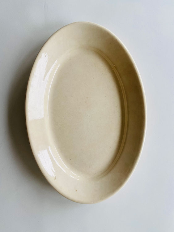 Oval Ironstone Crown Platter